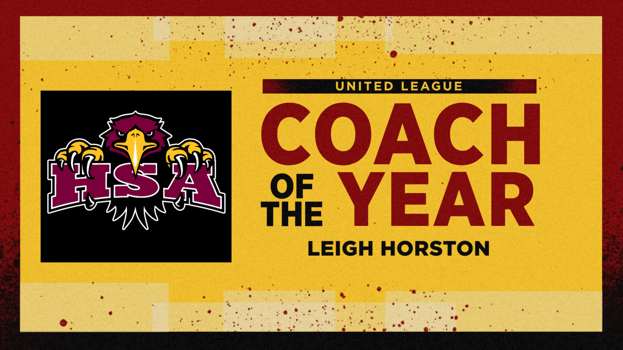 Leigh Horston Named Coach of the Year 202324! Athletics